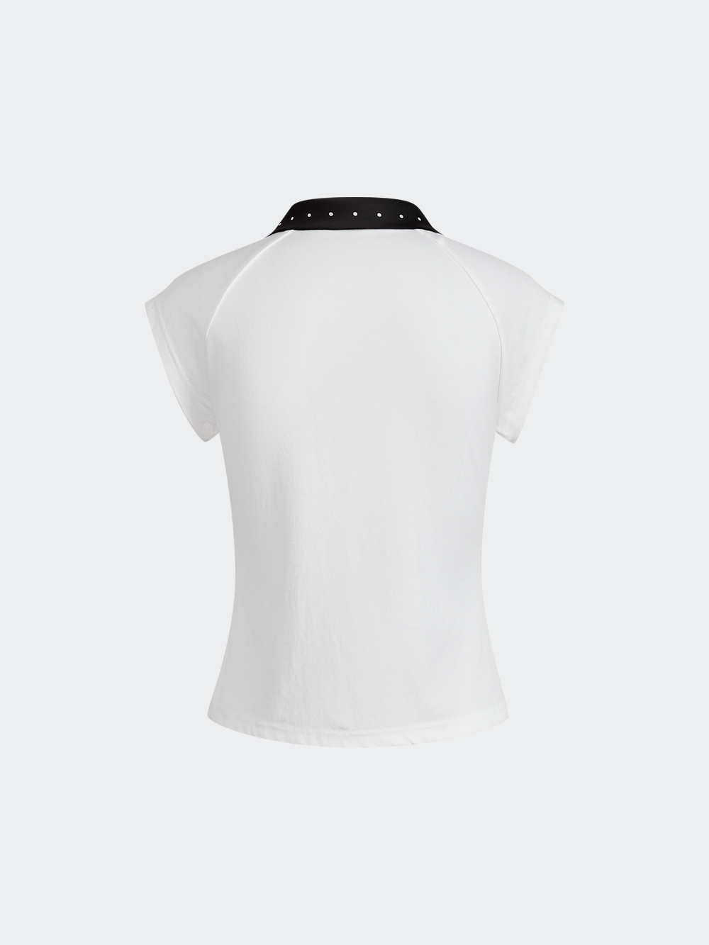 Polka Dot Bow Collar Top