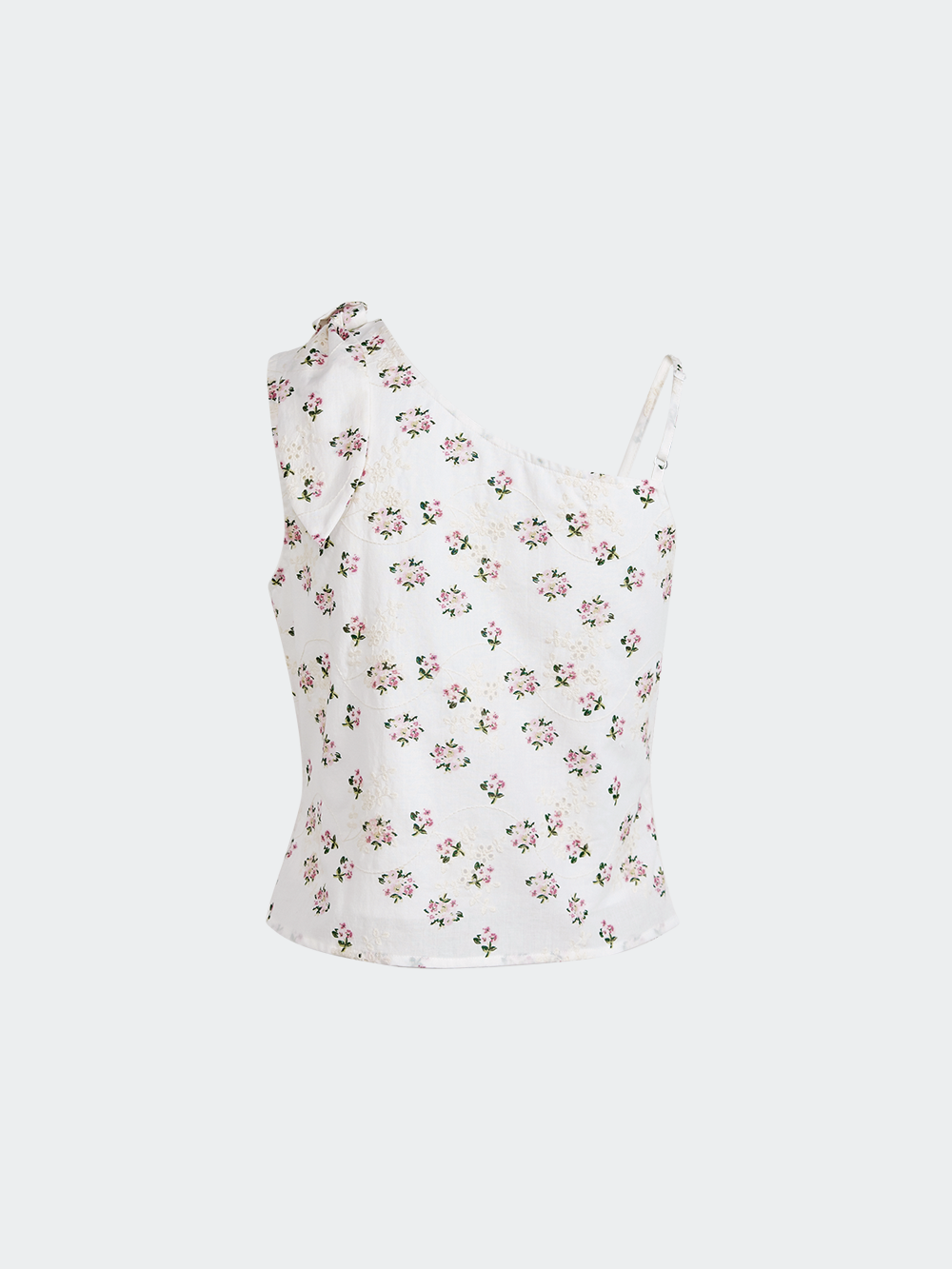 One Shoulder Bow Top