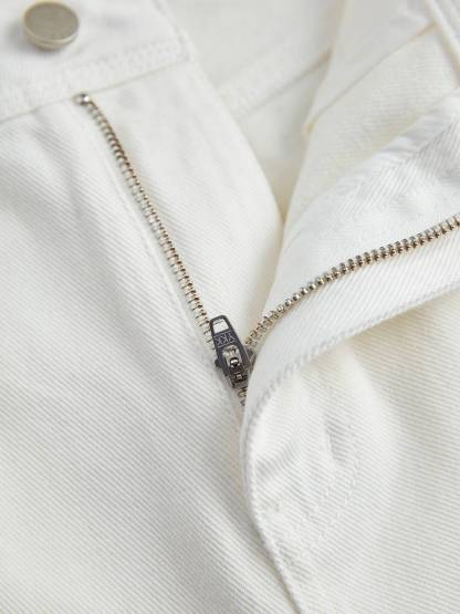 Cropped Jeans With Waist Tie