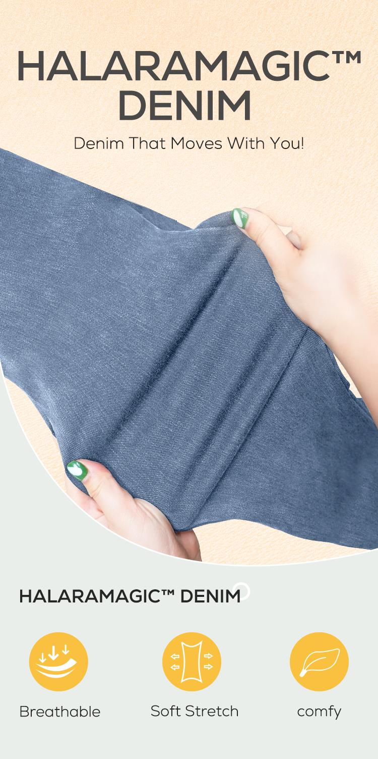 Halara Flex Asymmetric Low Rise Zipper Pockets Baggy Wide Leg Washed Casual Jeans#TikTokShopSpringGlowUp