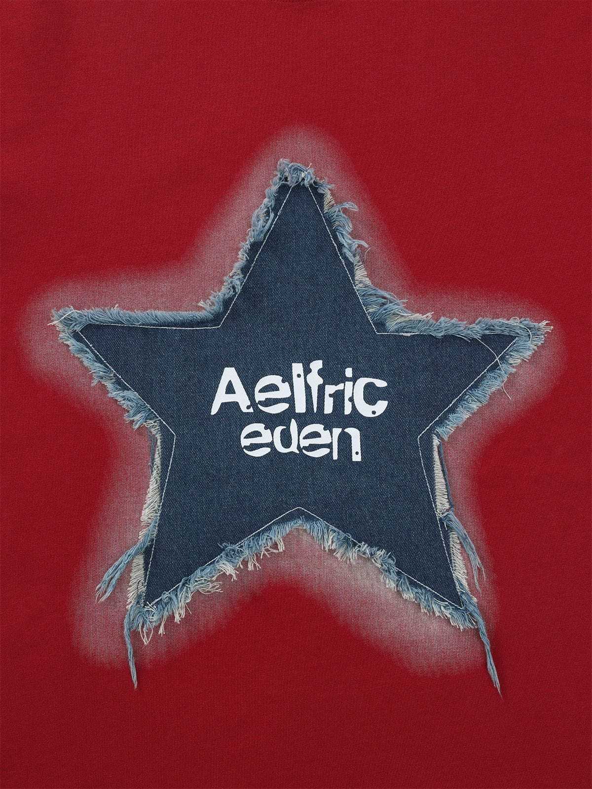 Aelfric Eden Denim Star Applique Tee