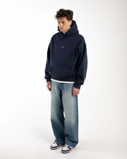 Vintage Navy Hoodie-Fineriform