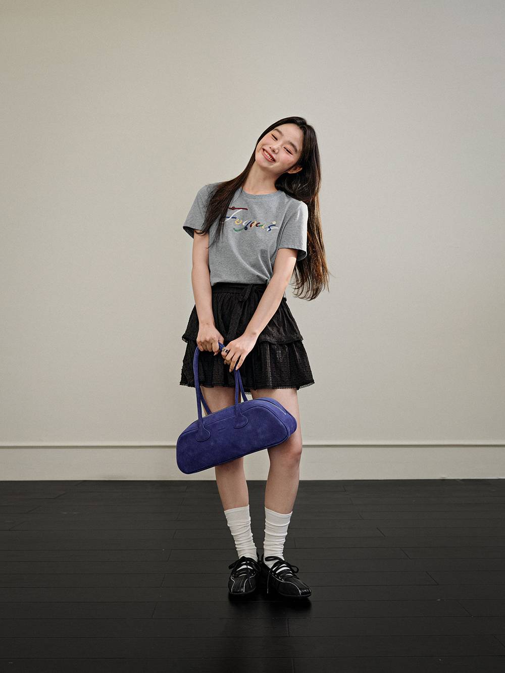 Embroidered Short Sleeve Top