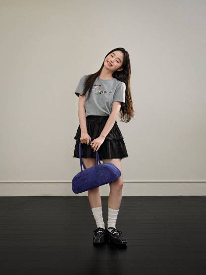 Embroidered Short Sleeve Top