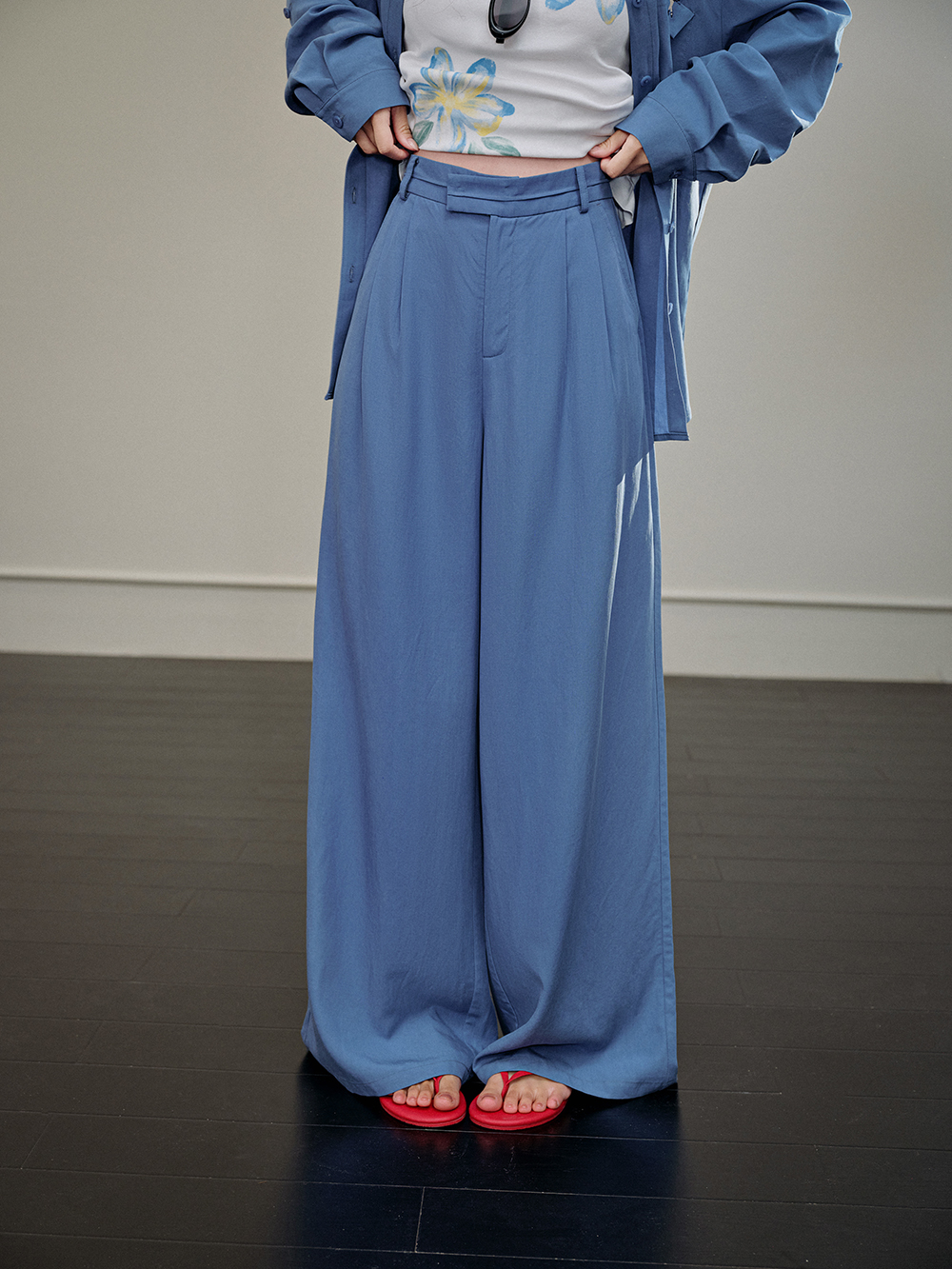 Floral Embroidered Pants
