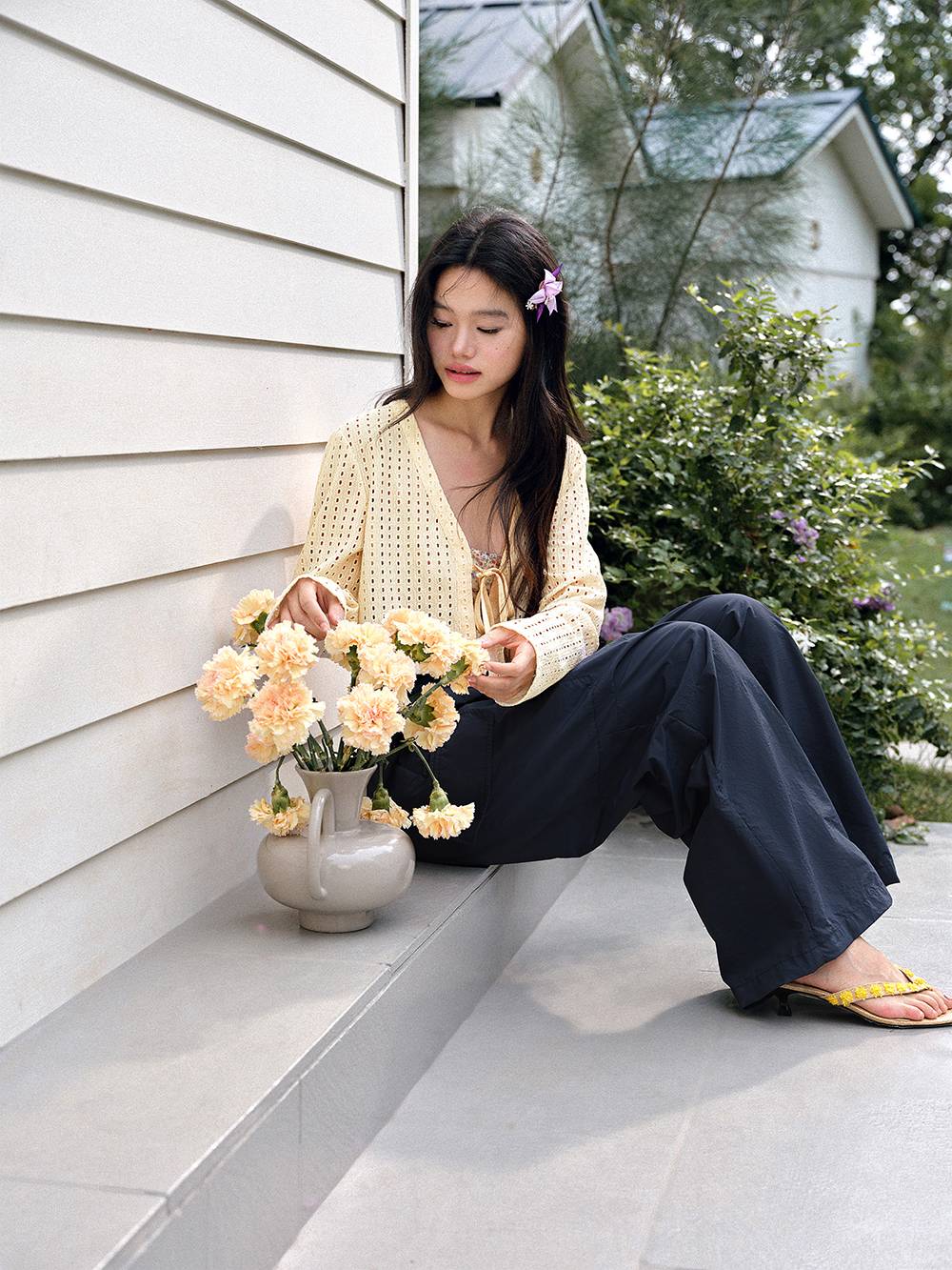 Elastic Waist Cargo Pants