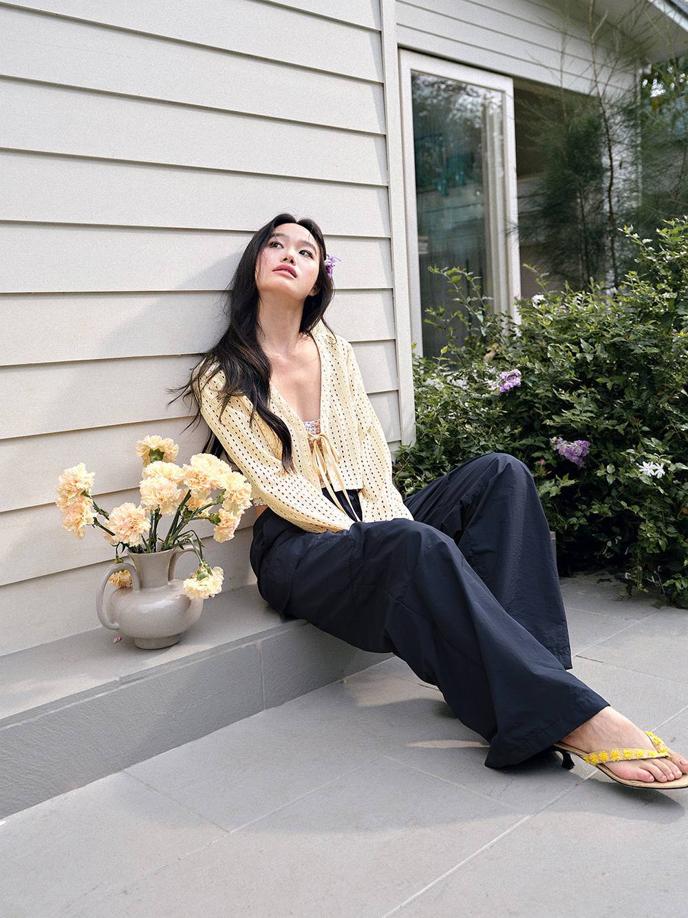 Elastic Waist Cargo Pants