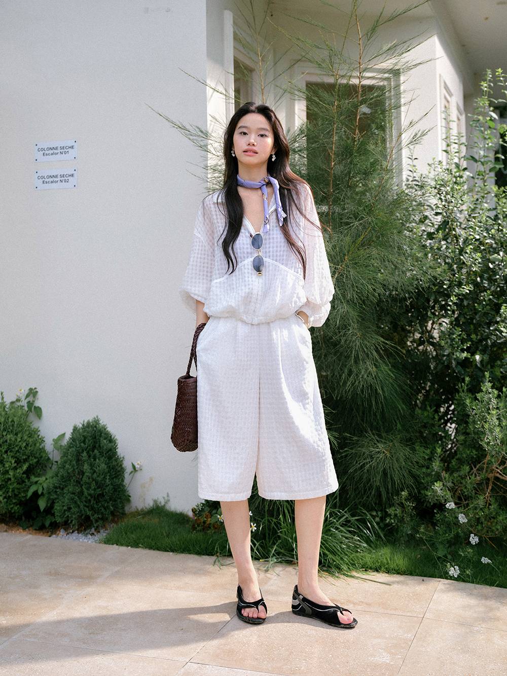 Wide Leg Cropped Pants