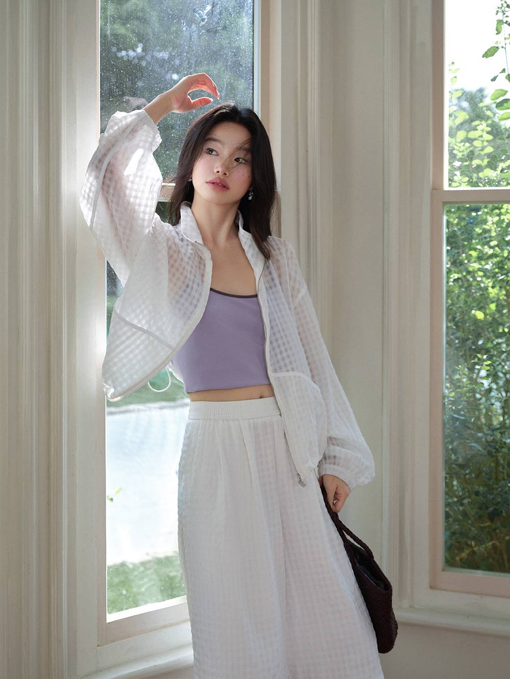 Wide Leg Cropped Pants