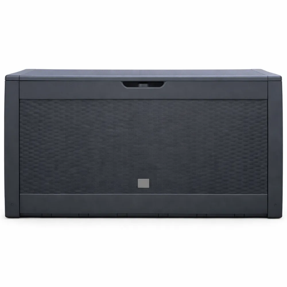 Coffre de Jardin 310L en Résine Style Anthracite