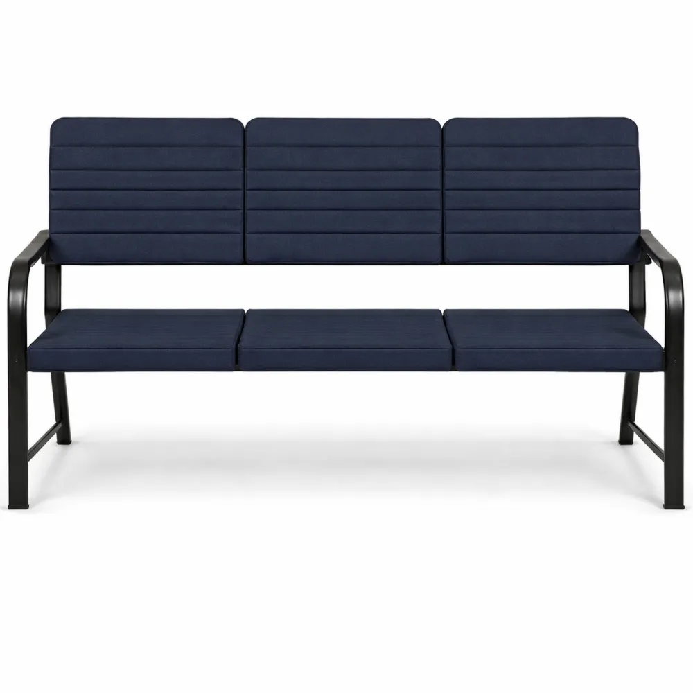Banc de jardin en plastique résistant, 160 cm