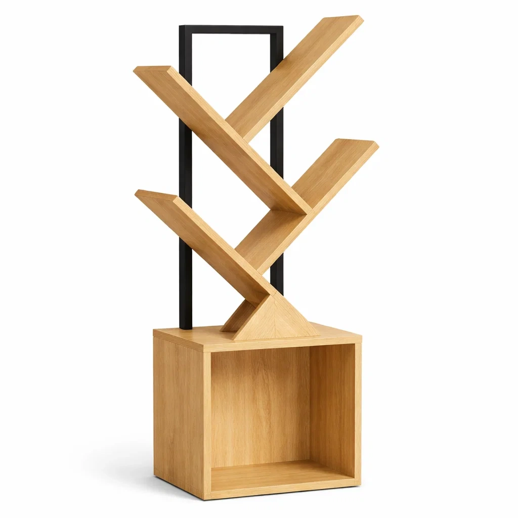 Modern Tree Style Book Display Shelf-Hemsleyra