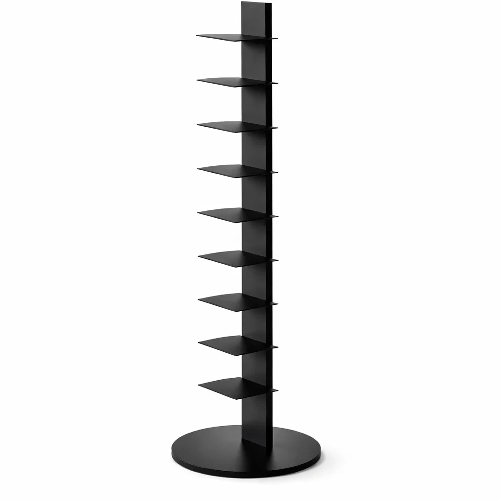 Vertical Rotating Media Storage Tower Rack-Hemsleyra