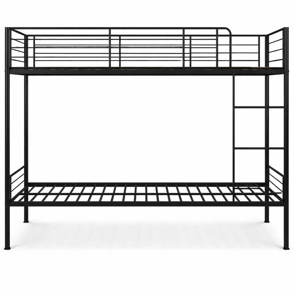 Lits superposés pour enfants - 2 x 120 x 190 cm - Noir