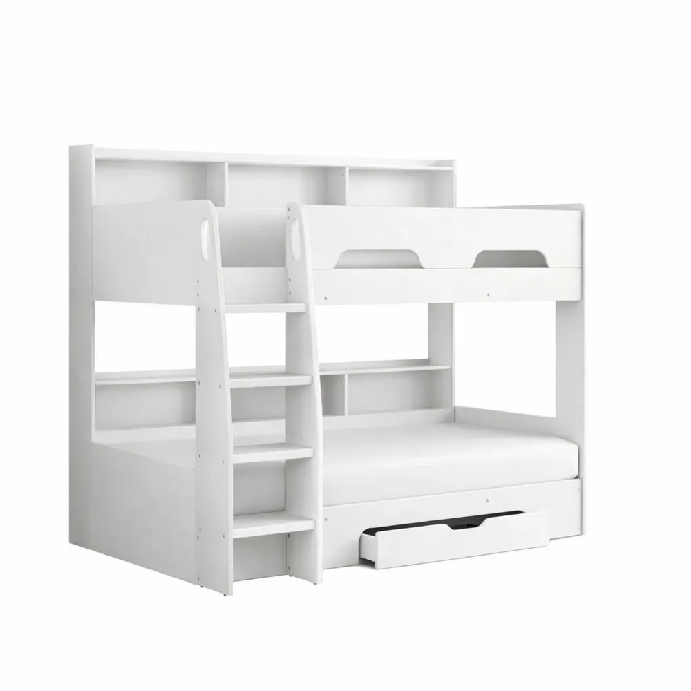 Lit superposé blanc pour enfants