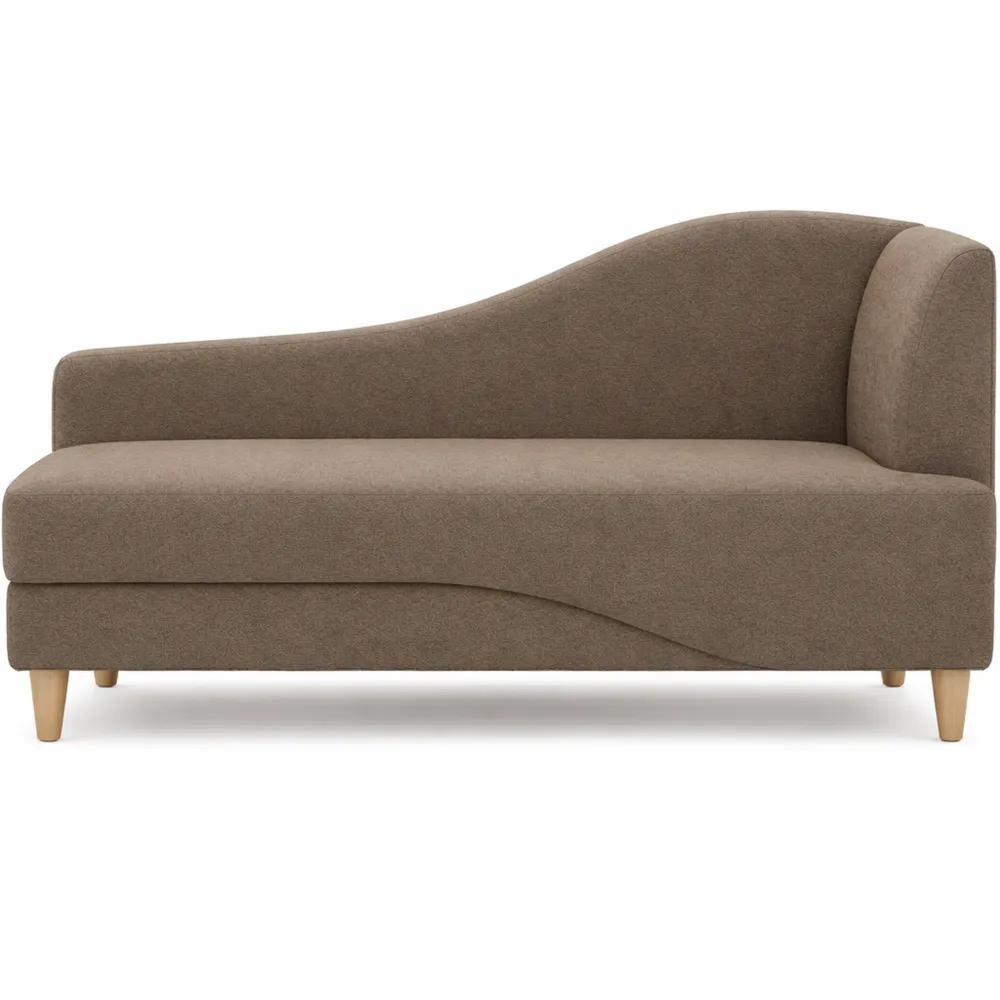 Canapé d'Angle Convertible Marron avec Espace de Rangement