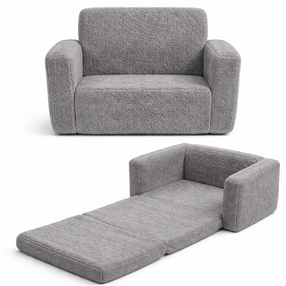 Chaise Enfant Transformable en Lit, Confort Douillet, Idéal pour Cadeaux-Woodbrookx