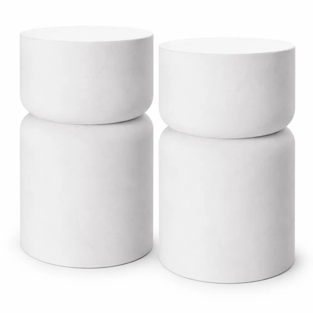 Lot de 2 Tables de Nuit Modernes pour Chambre et Salon-Timbercre