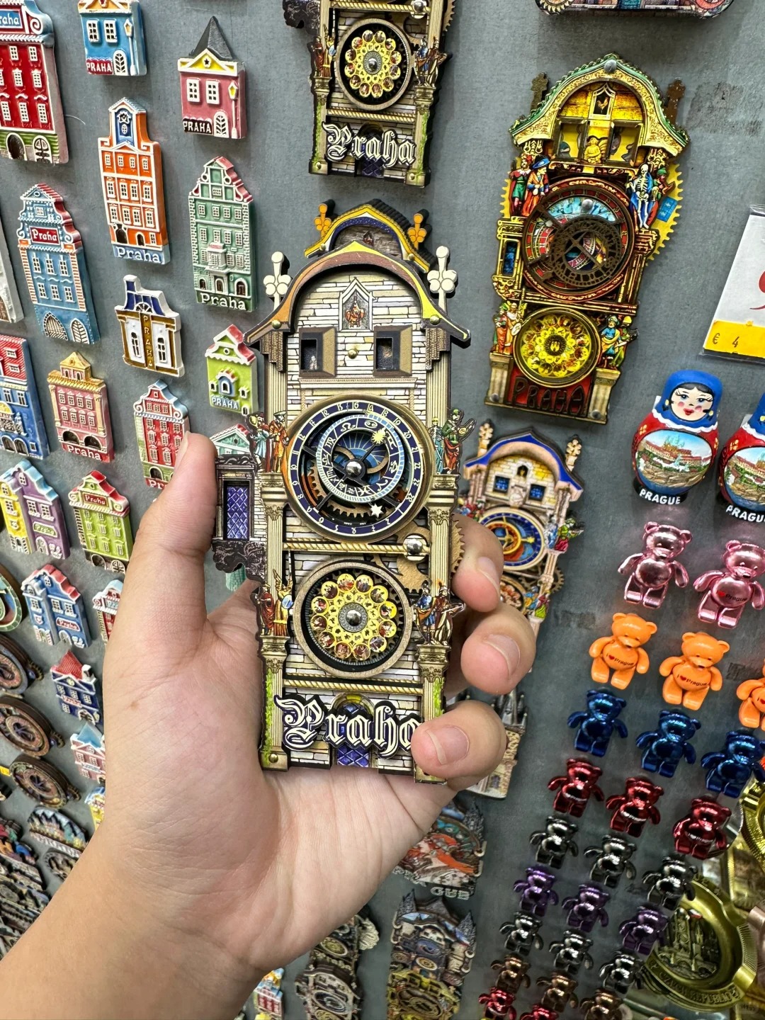 Last Day 70% OFF - Handmade Prague Astronomical Clock Fridge Magnet
