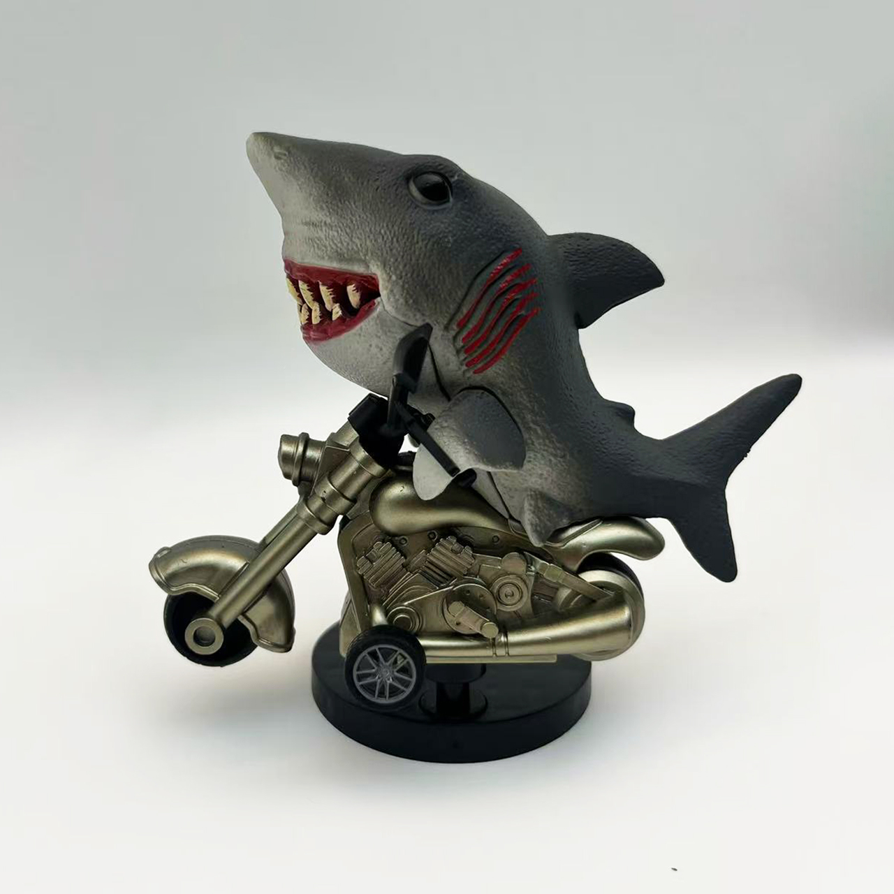 Feel the Drift! Harley Dino Dashboard Buddy — Moves as You Turn, Pure Fun on the Road