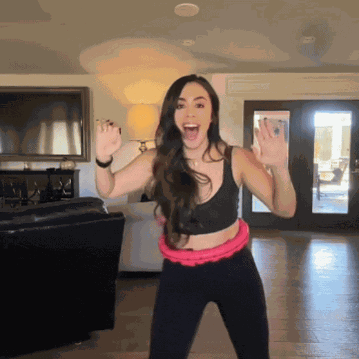 Thirty-minute at-home weighted hoop workout
