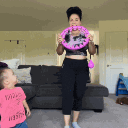 Easy smart weighted hoop setup at home