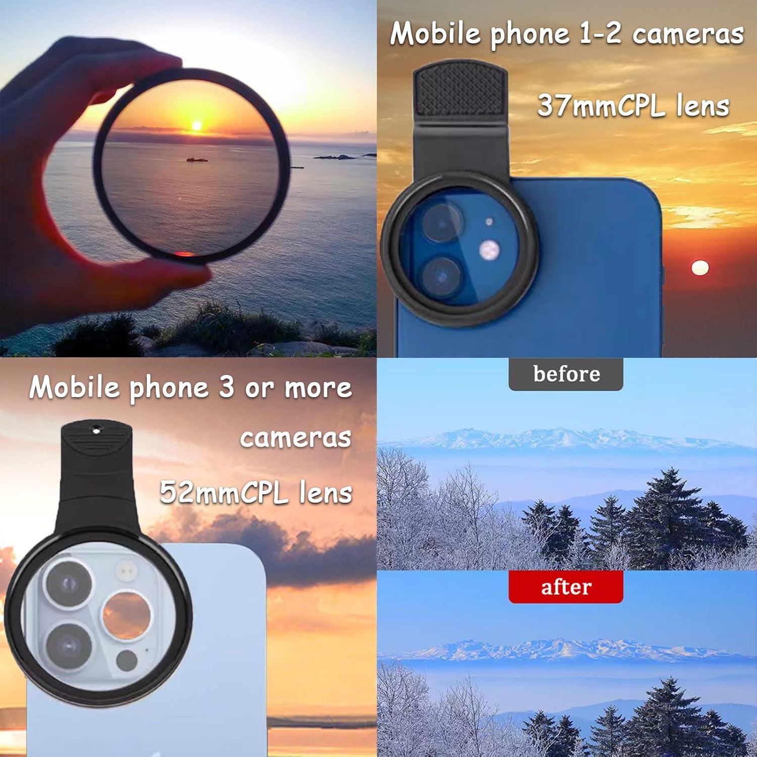 📱Polarizer Clips That Easily Improve Cell Phone Photography