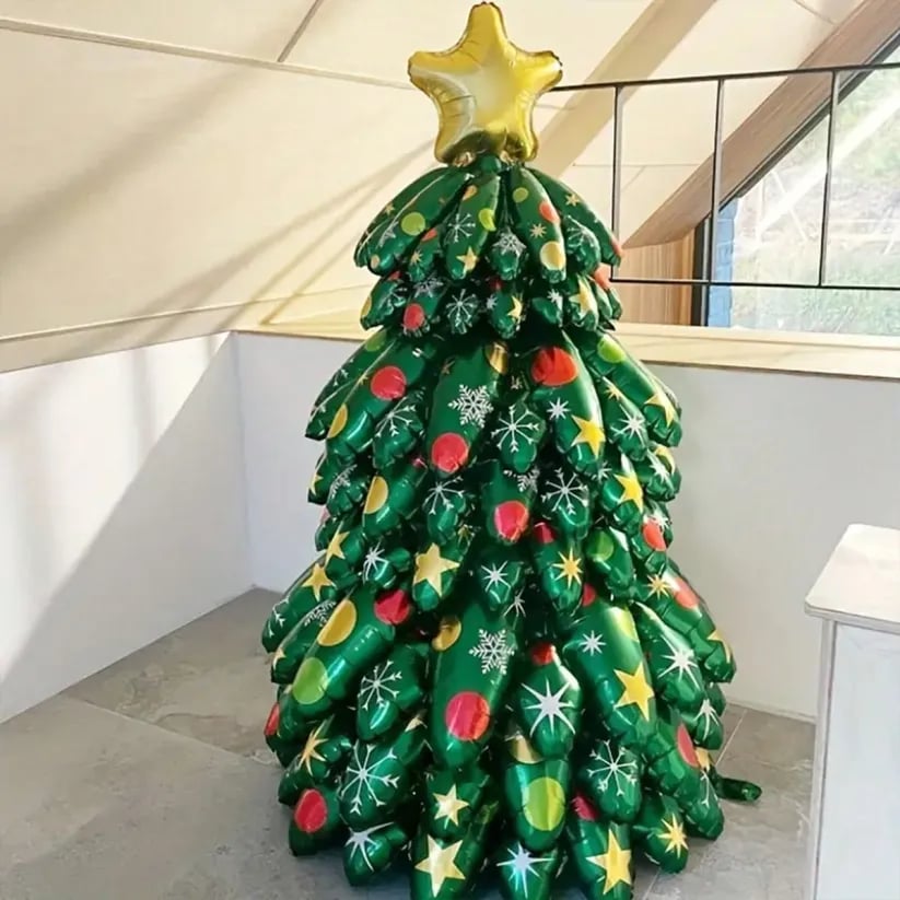 Early Black Friday Sale Buy 2 Get 1 Free 🎄4D Standing Large Christmas Tree Foil Balloon