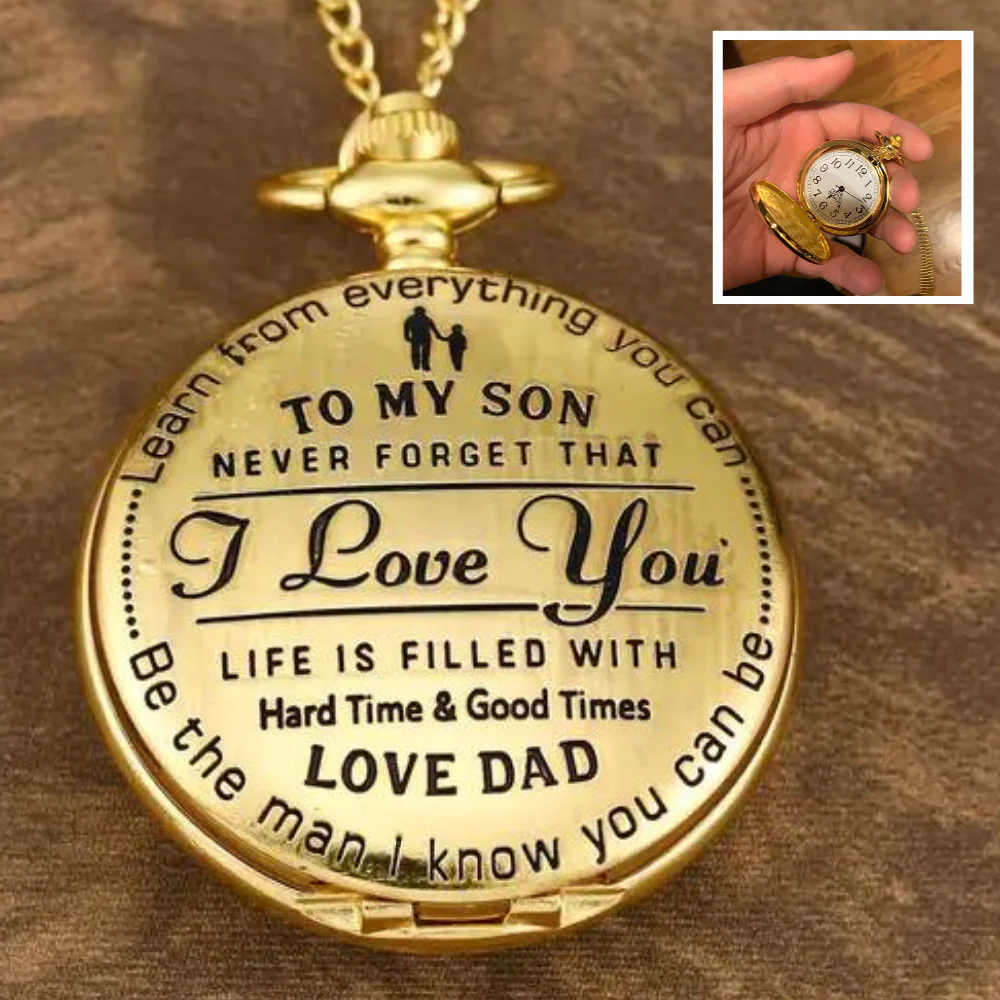 Special Gift For Son - Luxury Vintage Pocket Watch