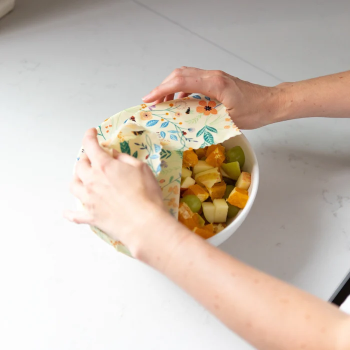 Beeswax Food Wraps: Honey Bees Set of 3