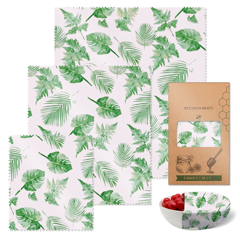 Beeswax Food Wraps: Honey Bees Set of 3