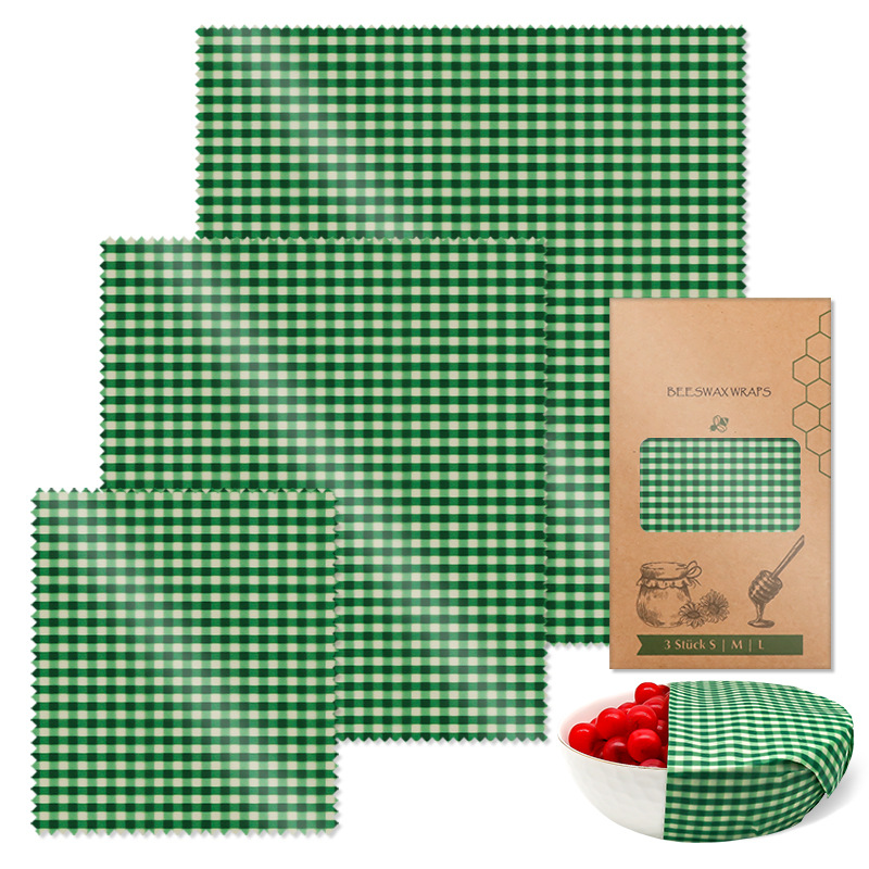 Beeswax Food Wraps: Honey Bees Set of 3