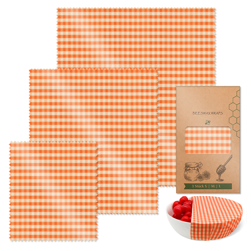 Beeswax Food Wraps: Honey Bees Set of 3