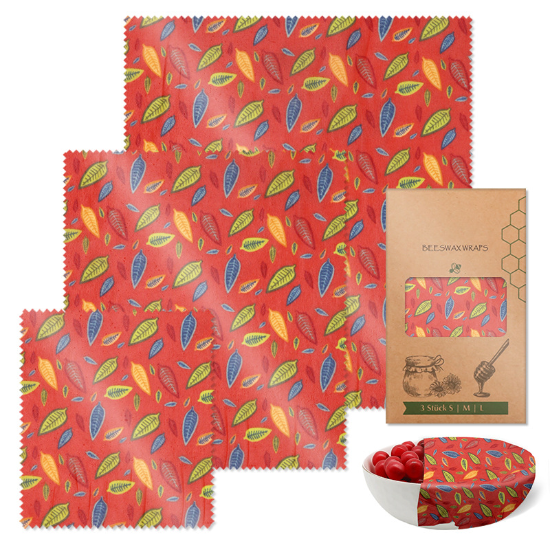 Beeswax Food Wraps: Honey Bees Set of 3