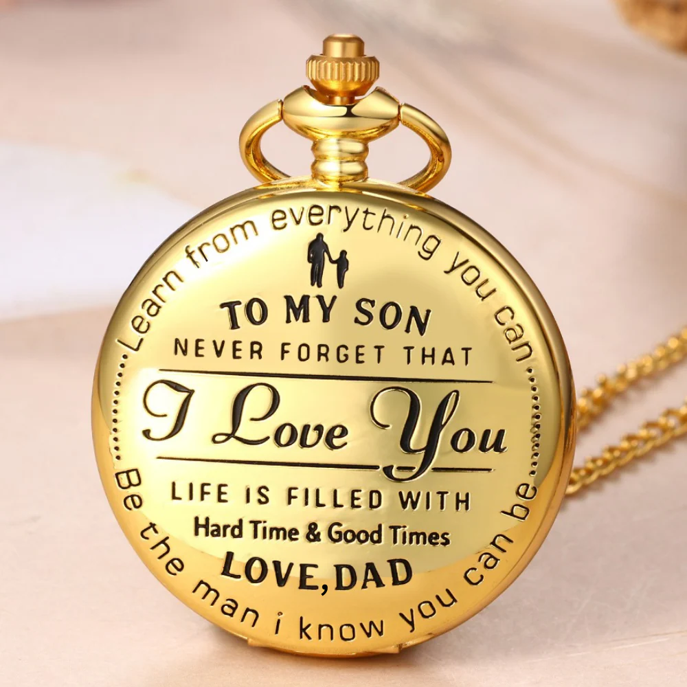 Special Gift For Son - Luxury Vintage Pocket Watch