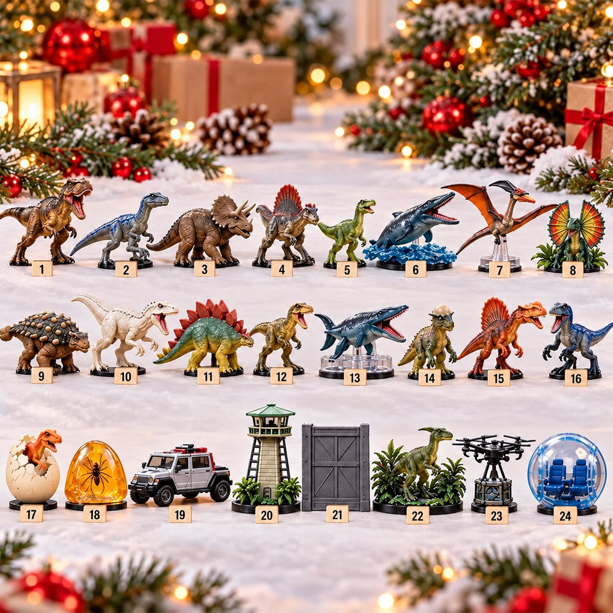 Prehistoric Dinosaur 24-Day Advent Calendar 2026 collection details