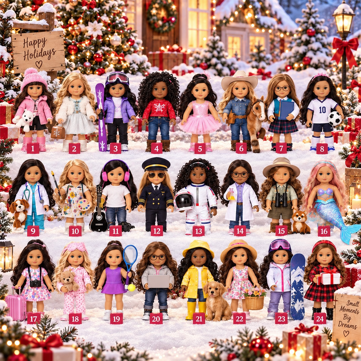 Mini Doll Collector Advent Calendar 2026 collection details