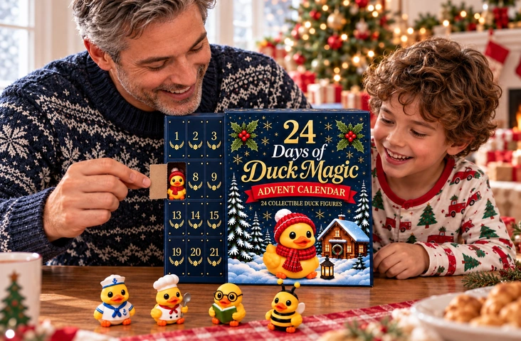 24-Day Collectible Duck Advent Calendar detail