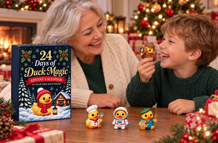 24-Day Collectible Duck Advent Calendar detail