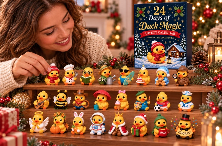 24-Day Collectible Duck Advent Calendar detail