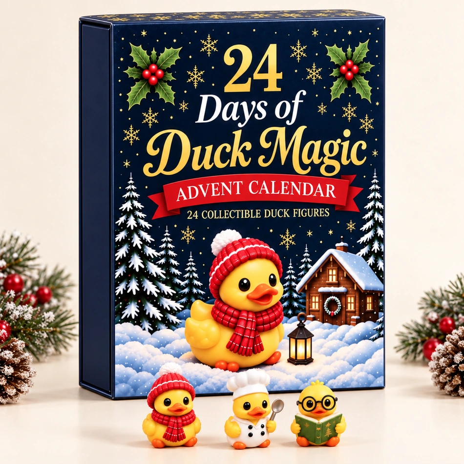 24-Day Collectible Duck Advent Calendar detail