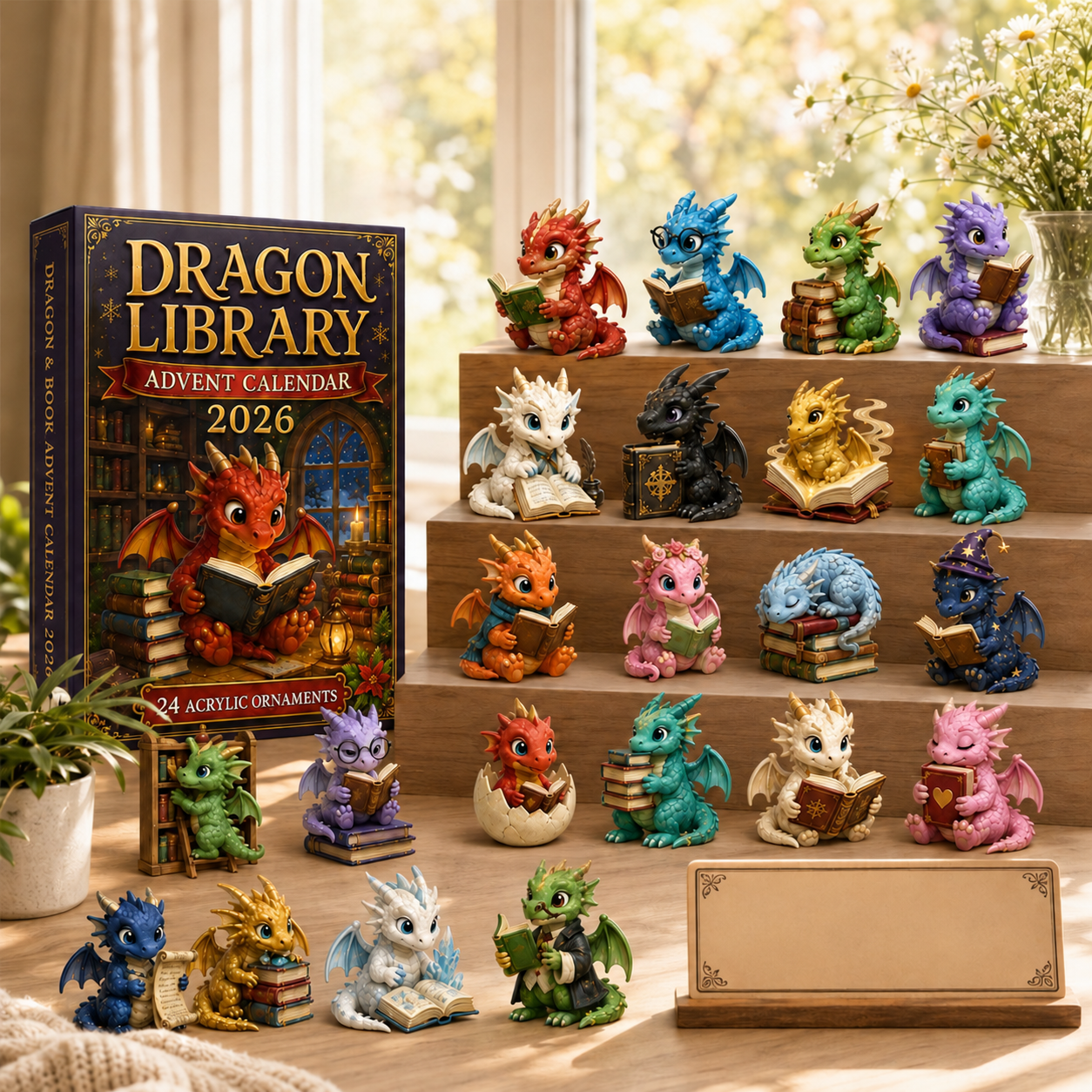 Dragon Library 24-Day Advent Calendar 2026 view 1