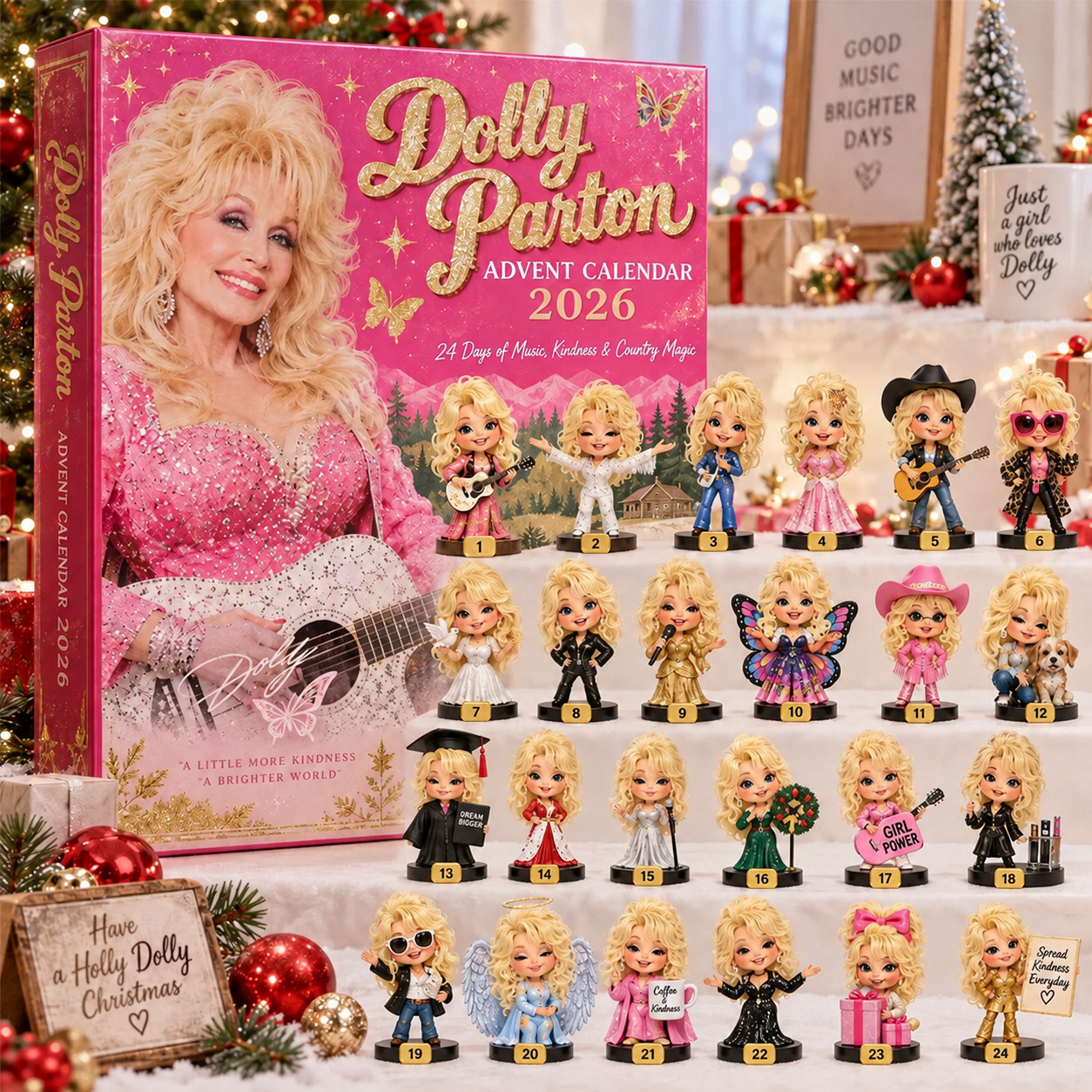 Country Music Christmas Advent Calendar 2026 view 2