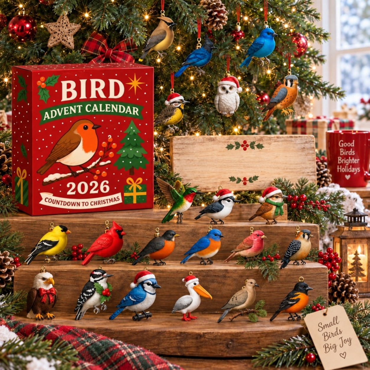 Bird Ornament Advent Calendar 2026 view 1
