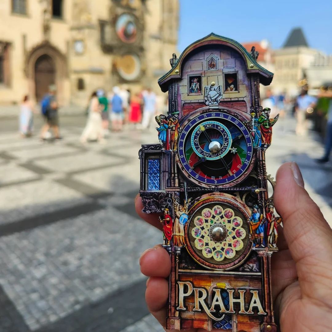 Last Day 70% OFF - Handmade Prague Astronomical Clock Fridge Magnet