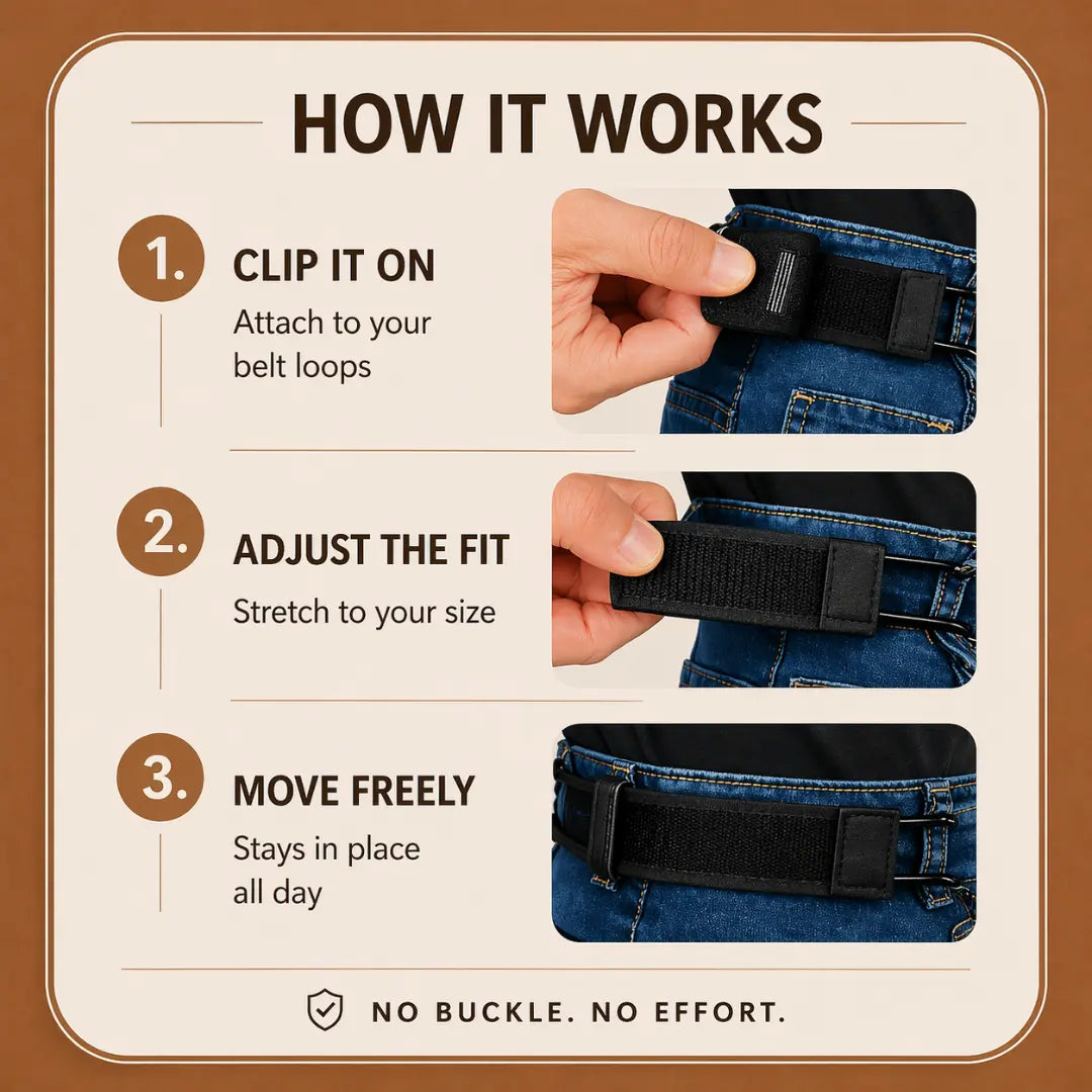 Buckle-Free Stretch Belt product view 4