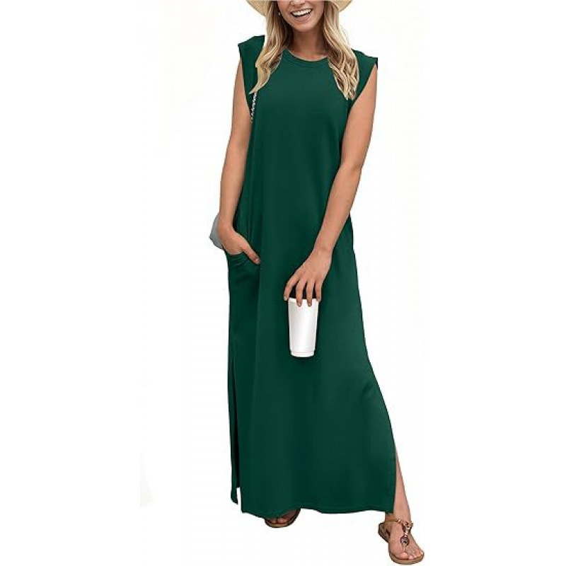 Women's Loose Split Flowy Maxi Dress (Buy 2 Free Shipping)