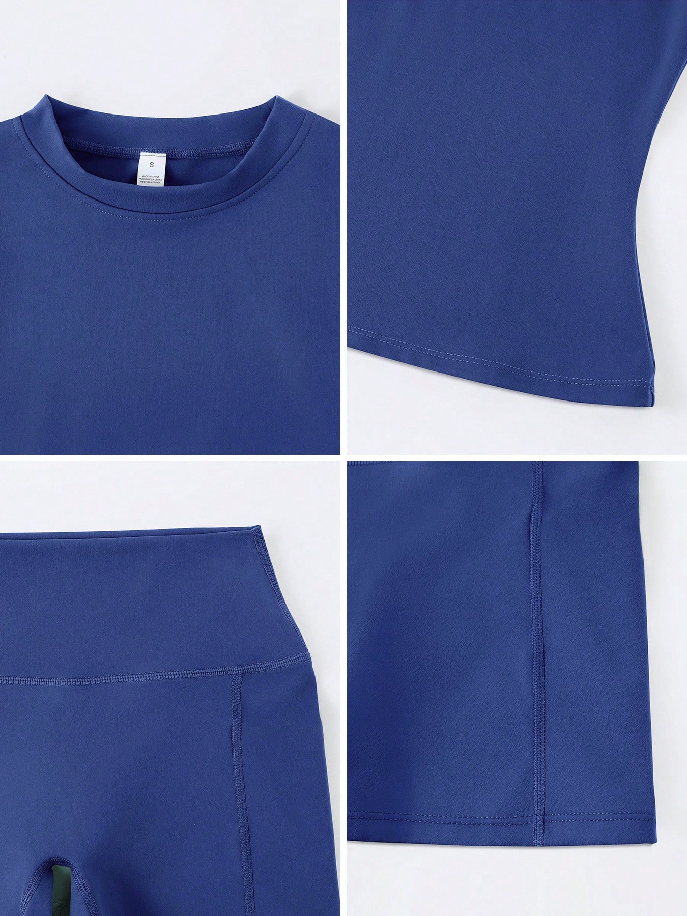 Women's Simple Solid Color Short Sleeve Shorts Sports Set Pink Summer (Buy 2 Free Shipping)