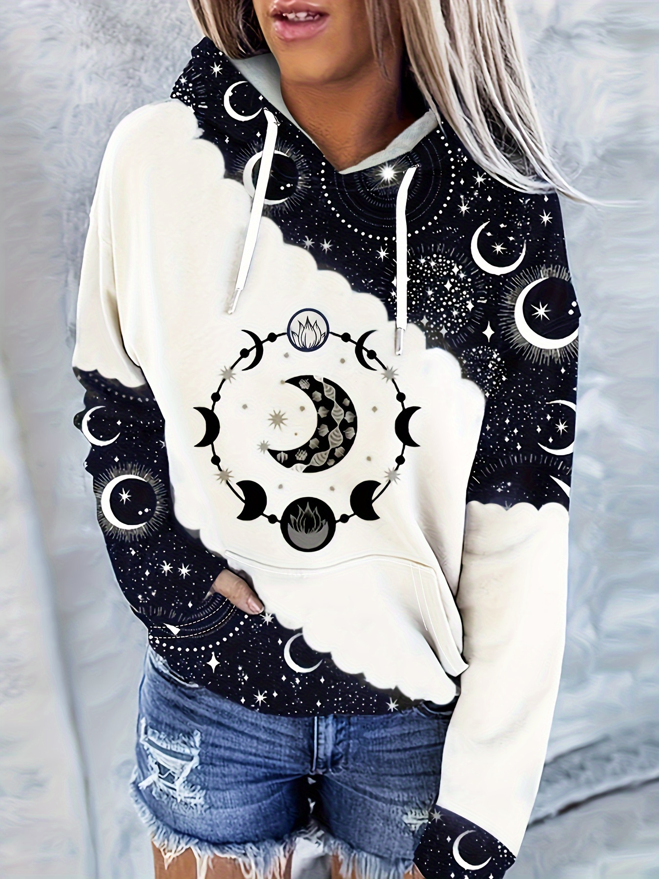Casual Stylish Hooded Sweatshirt with a Western Ethnic Style（Buy 2 Free Shipping)
