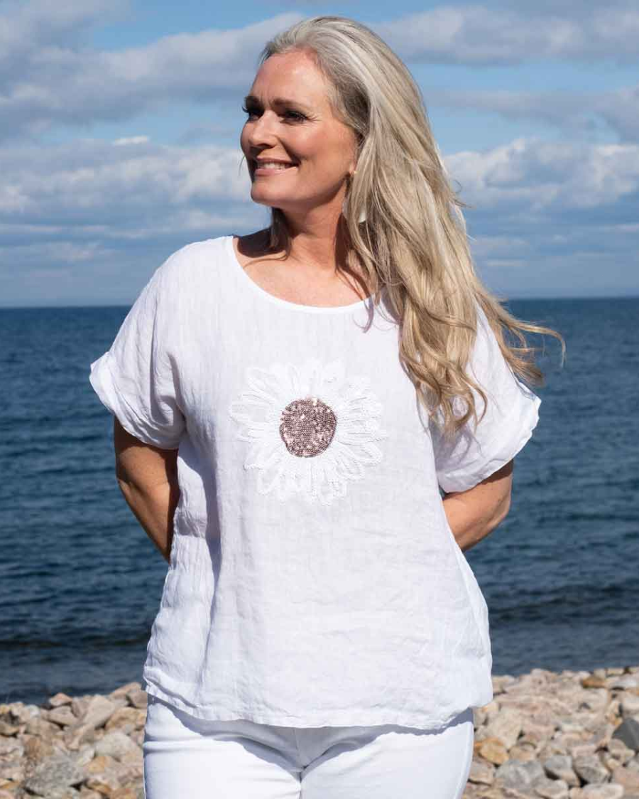Sunflower Linen Top（Buy 3 Free Shipping)